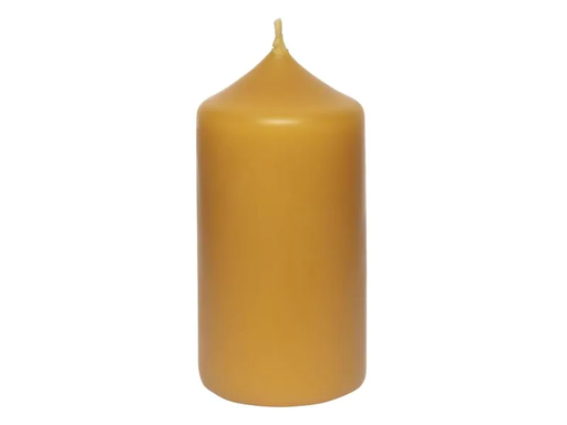 [90025232 964490] Herzog Kerzen AG Zylinderkerze aus Bienenwachs 5 x 10 cm