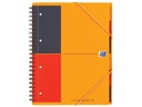 Oxford Notizheft International Organiserbook, A4 +, Liniert, Orange