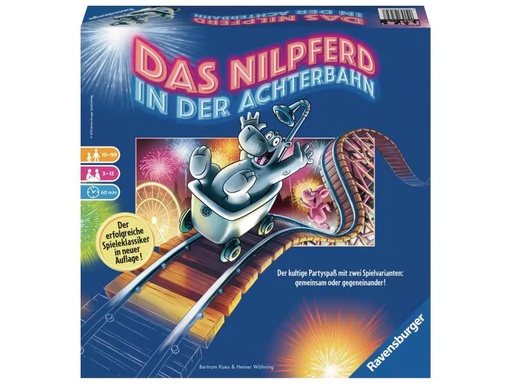 [90025297 817514] Ravensburger Familienspiel Das Nilpferd in der Achterbahn