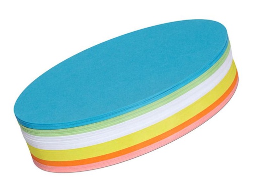 [90025338 808605] Maul Moderationskarten 11 x 19 cm oval, 250 Stück