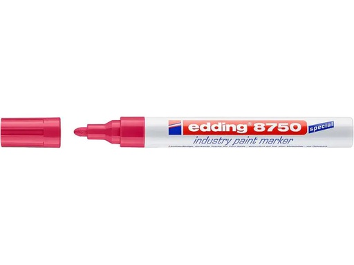 [90025343 1073056] edding Lackmarker Industrie 8750 Rot, 1 Stück