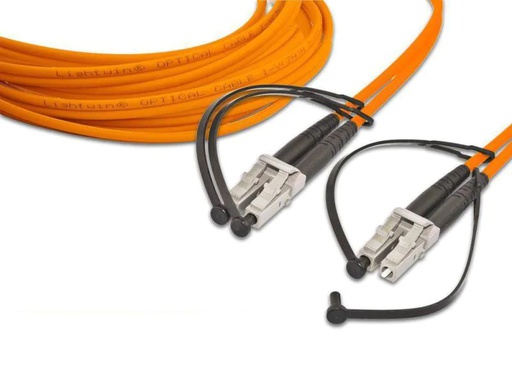 [90025379 110249] Lightwin LWL-Patchkabel LC-LC, Multimode, OM2, 1 m