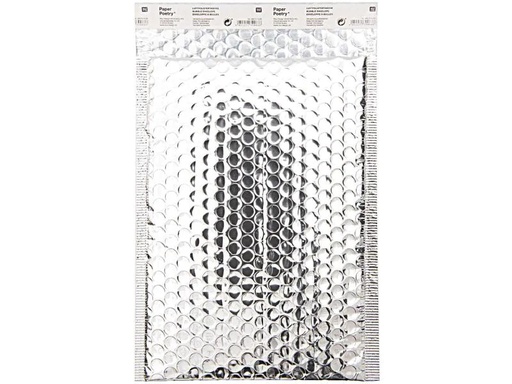 [90025389 985854] Rico Design Versandtasche DIN B5 Silber, 1 Stück