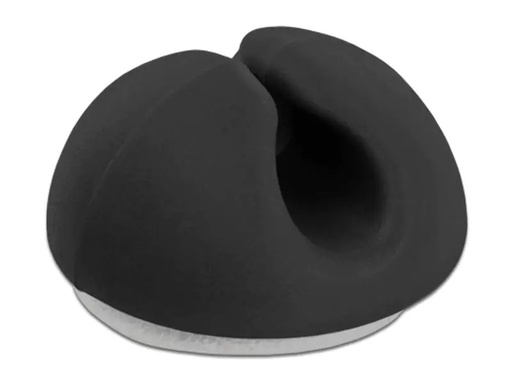 [90025441 1134766] Delock Kabelhalter 15mm, für 1 Kabel, selbstklebend 10 Stück