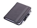 Troika Notizbuch LILIPAD+LILIPUT A7, Blanko, Schwarz