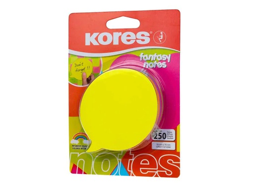 [90025543 1096353] Kores Notizzettel Sprechblase 7 x 7 cm, Mehrfarbig