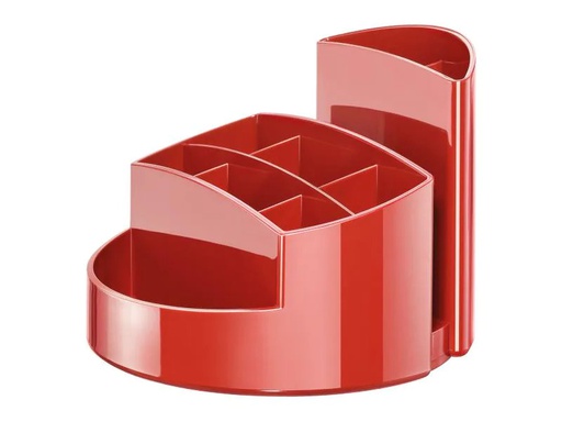 [90025553 1066034] HAN Stiftehalter Rondo Rot, 9 Fächer