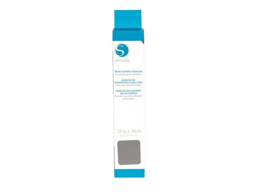 [90025584 617943] Silhouette Aufbügelfolie 30.5 cm x 90 cm Grau, glatt