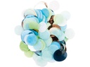 Rico Design Streudeko 20 g Konfetti, Blau/Grün Mix