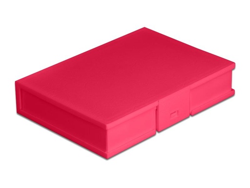 [90025698 1181459] Delock Schutzgehäuse für 3.5″ HDD rot