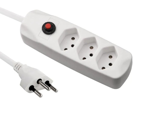 [90025768 679474] FURBER.power Steckdosenleiste mit Überlastschutz 3x T13
