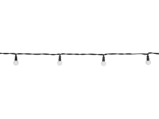 [90025983 494555] STEFFEN Lichterkette Gardenline 1000 cm, Schwarz/Weiss