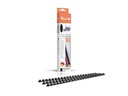 Peach Binderücken 8 mm Schwarz, 25 Stück