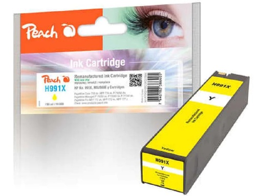 [90026030 1142631] Peach Tinte HP No 991X (M0J98AE) Yellow