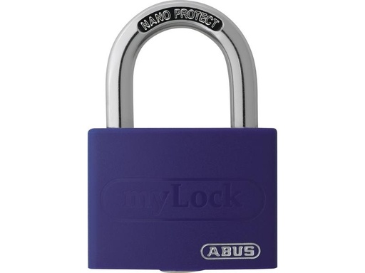 [90026086 1169279] Abus Vorhängeschloss T65AL/40 Lila Aluminium