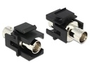 Delock Keystone-Modul BNC Schwarz