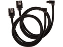 Corsair SATA3-Kabel Premium Set Schwarz 60 cm gewinkelt