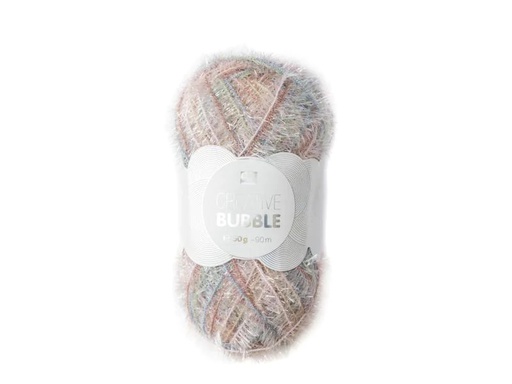 [90026163 945227] Rico Design Wolle Creative Bubble Print 50 g Rosa-Patina