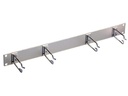 R&M Kabelführungspanel 19 1HE Aluminium