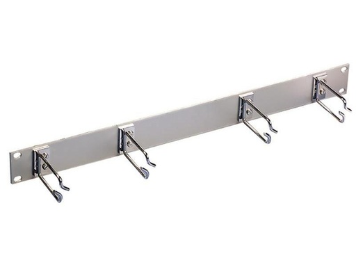 [90026180 970032] R&amp;M Kabelführungspanel 19 1HE Aluminium