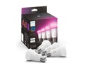 Philips Hue Leuchtmittel White & Col. Amb. E27 Viererpack 4 x 570 lm