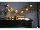 Star Trading LED-Lichterkette Glitter, 1.3 m, 10 LEDs, Gold