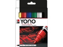 Marabu Acrylmarker YONO Set 1.5 - 3 mm 6-teilig, Mehrfarbig