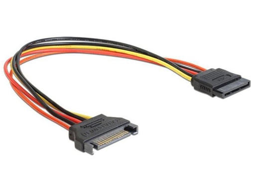 [90026294 483155] Delock Stromverlängerungskabel SATA 30 cm