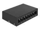 Delock Gehäuse Keystone Patchpanel 8 Port schwarz