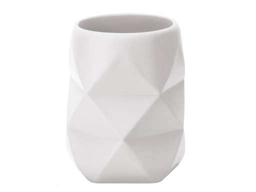 [90177129 1228572] Kleine Wolke Zahnputzbecher Crackle Weiss