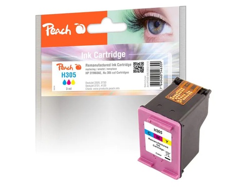 [90177311 1235820] Peach Tinte HP Nr. 305 /  3YM60AE Cyan/Magenta/Yellow