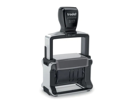 [90177623 1250640] Trodat Wort- und Datumsstempel Professional 5117 Französisch