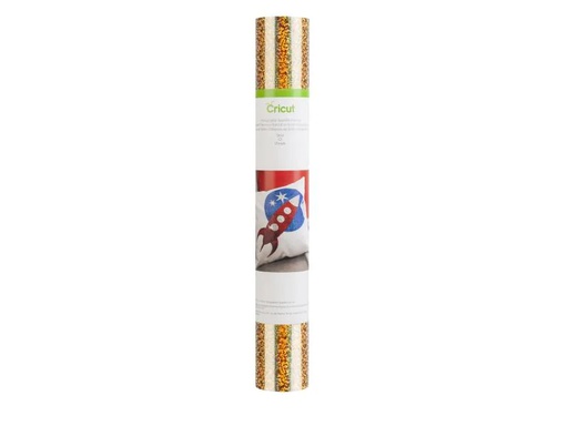 [90026372 932517] Cricut Aufbügelfolie Holographic Sparkle Gold