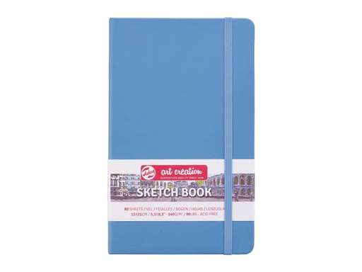 [90177765 1232230] Talens Malbuch 13 x 21 cm Seeblau