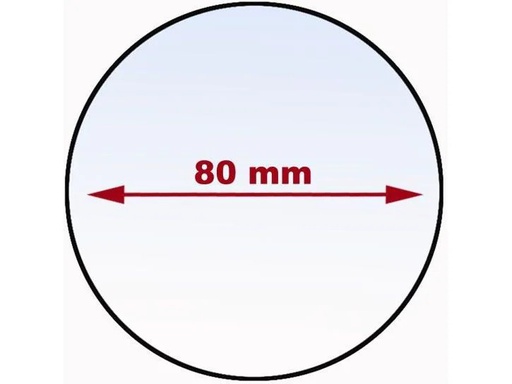 [90178078 1190943] Mirrycle Ersatzspiegel ø 80 mm, für Myrricle E-Bike