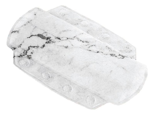[90178120 1228548] Kleine Wolke Nackenkissen Marble 32 x 22 cm, Grau-Marmor/Weiss