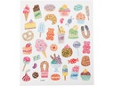 Creativ Company Glitzersticker 15 x 16.5 cm 1 Blatt, Süssigkeiten