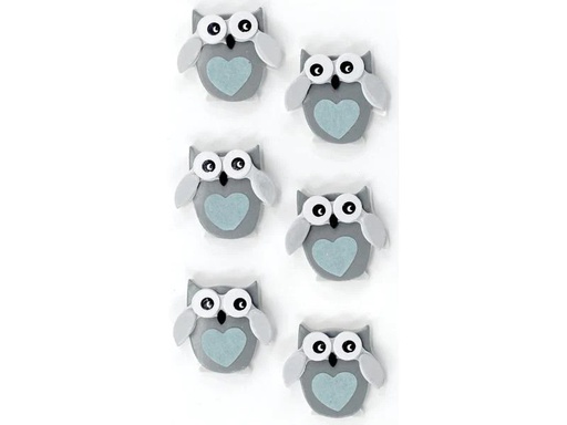 [90178213 1245430] Artoz 3D-Sticker Eule 1 Blatt