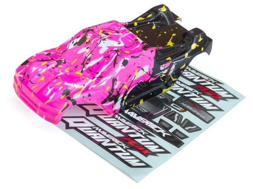[90178339 1235323] Maverick Karosserie Quantum XT 1:10 Pink / Gelb