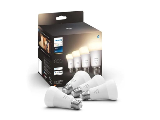 [90178349 1238440] Philips Hue Leuchtmittel White E27 Viererpack 4 x 800 lm