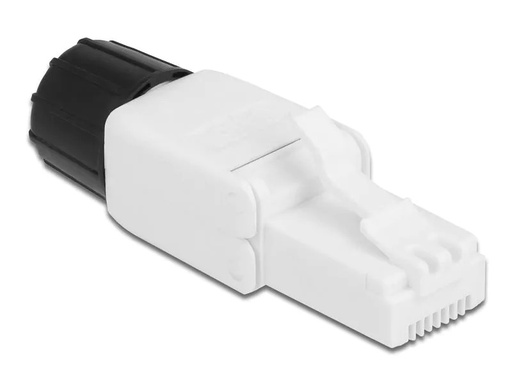 [90178361 1236971] Delock Stecker RJ45 Cat.6 UTP werkzeugfrei 1 Stück, Weiss