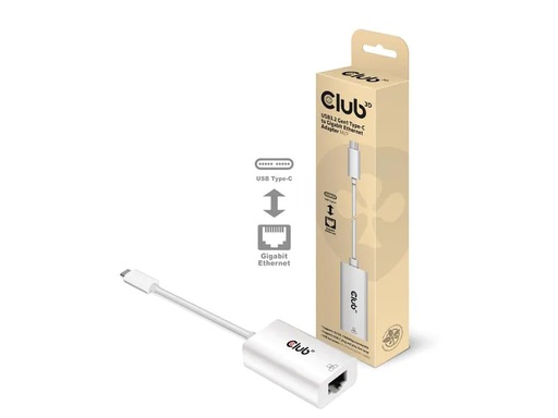 [90178382 1239238] Club 3D Adapter USB 3.2 Type-C – RJ-45 USB Type-C - RJ-45