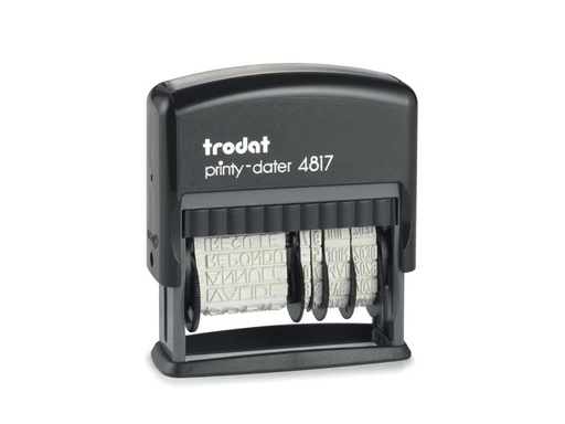 [90178423 1250639] Trodat Wort- und Datumsstempel Printy 4817 Französisch