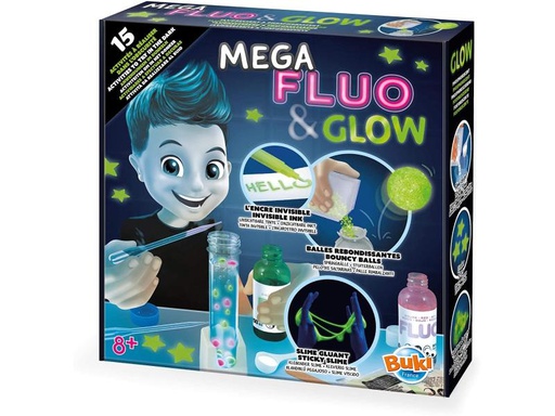 [90026441 964298] Buki Experimentierkasten MEGA FLUO &amp; GLOW