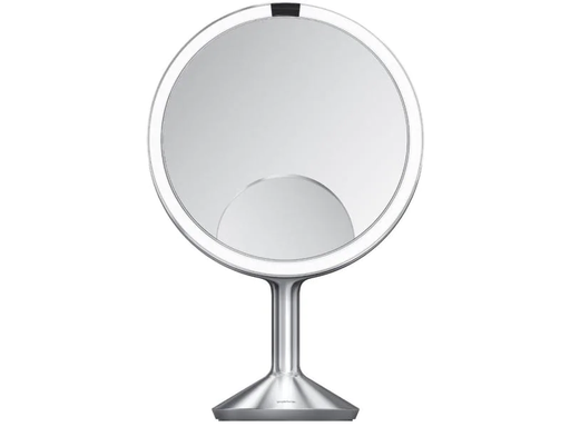 [90178482 1246536] Simplehuman Kosmetikspiegel mit Sensor Trio max Silber