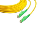 Lightwin LWL-Patchkabel LSH/APC-LSH/APC, Singlemode, Simplex, 2m