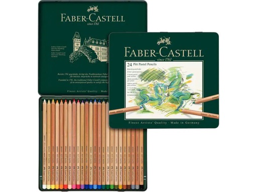 [90026461 847317] Faber-Castell Farbstifte Pitt Pastel 24er Metalletui