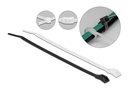 Delock Kabelbinder mit flachem Kopf Mehrfarbig 205 mm x 2.5 mm