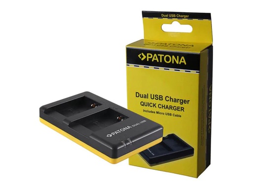 [90026497 810705] Patona Ladegerät Dual Canon NB-13L