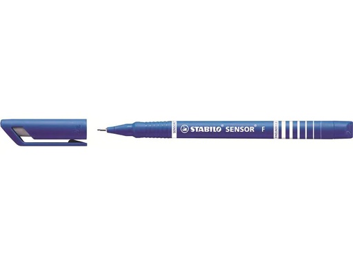 [90179079 1243940] STABILO Fineliner SENSOR 189 Fein (F), Blau